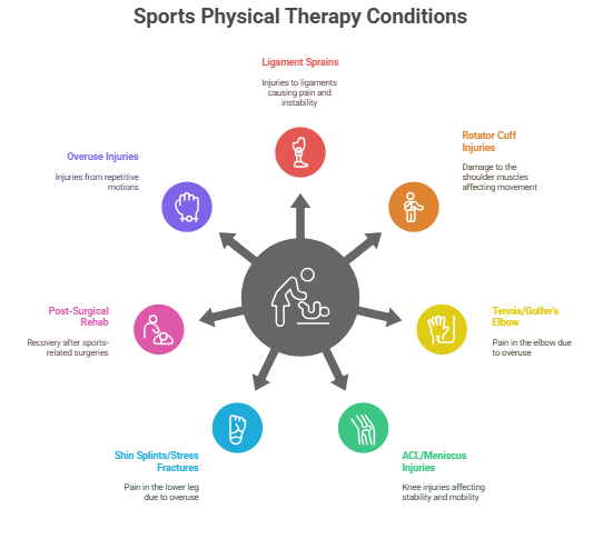 Common conditions treated by sports physical therapists in Sohna.