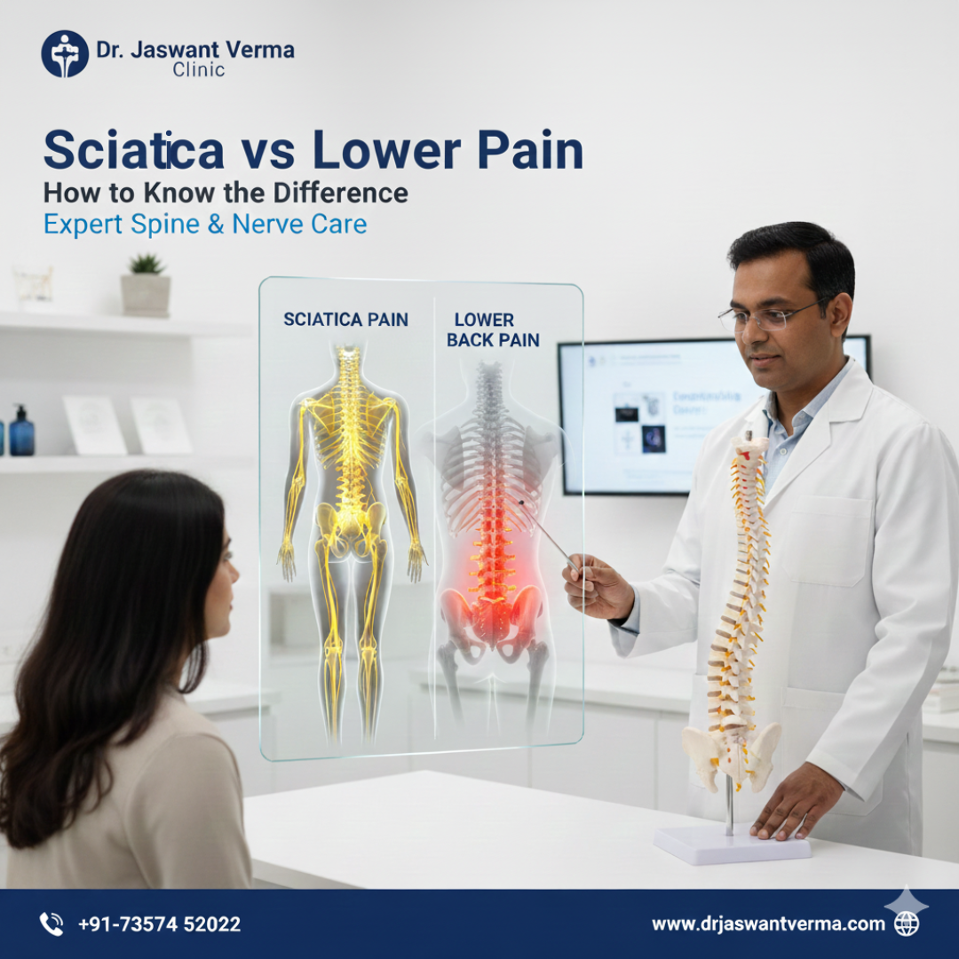 scitica vs lower back pain
