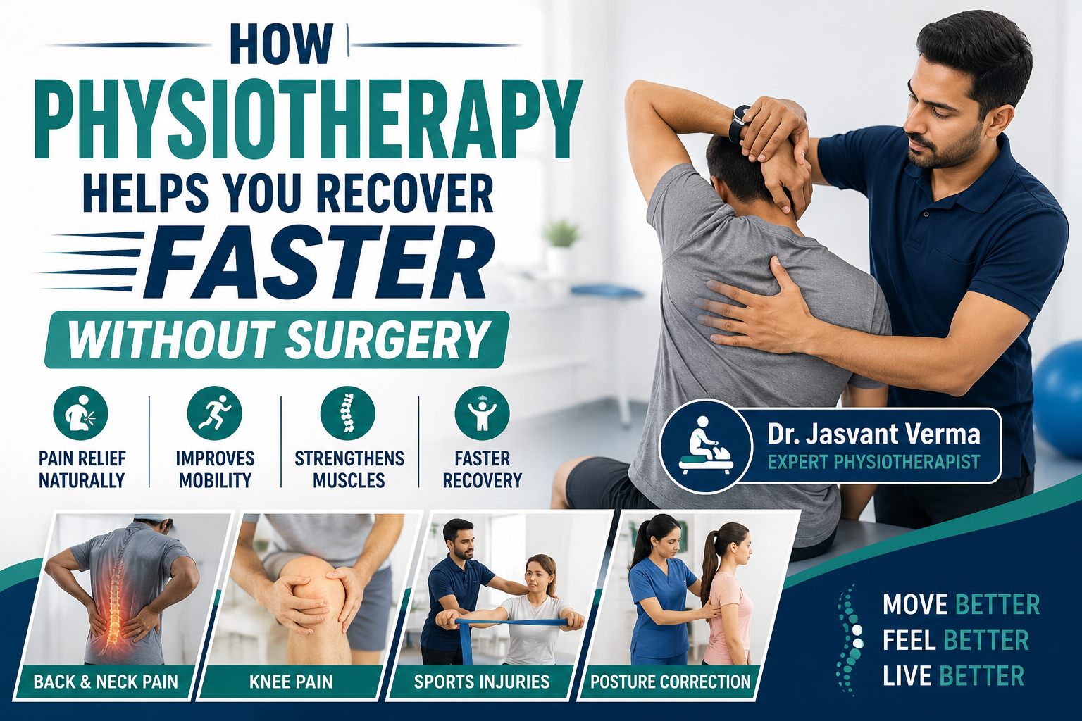 How physiotherapy helps you recover fast